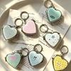 Alloy Hardware Keychain Heart Shaped Key Ring Durable Keychain Pendant  Couple Gift