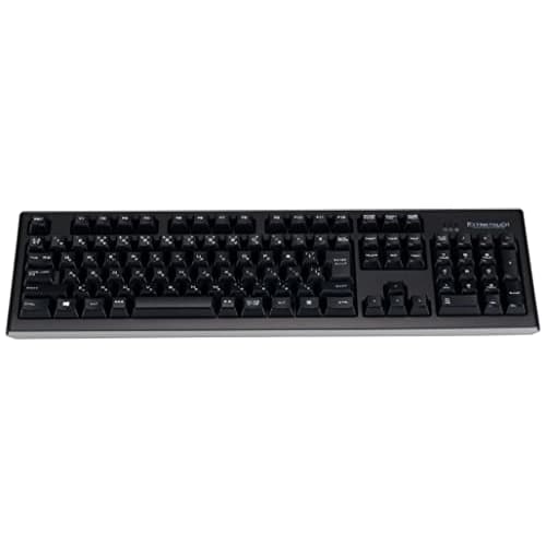 ELECOM Keyboard Wireless (Receiver Included) Premium Membrane Full Keyboard 10 Million Times Durable Black TK-FDM088TBK