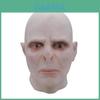Máscara Realista de Harry Potter Lord Voldemort Headgear de Cosplay de Alta Qualidade