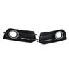 Car Bumper Repair Fog Light Cover Front Bumper Fog Light Cover Bumper Bumper Trim Insert Plastic Material 1 Piece
