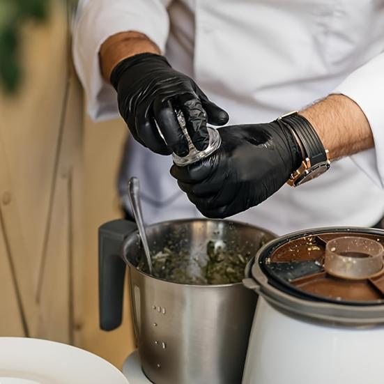 Jednorázové nitrilové rukavice Vysoká elasticita Bez pudru Bez latexu Rukavice pro manipulaci s potravinami Úklid