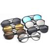 Fashion Retro Punk Sports Sunglasses Men Outdoor UV400 Sun Glasses Goggle Shades Vintage Large Round Frame Eyewear for Male