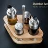 Fanteng 3-Piece 304 Stainless Steel Condiment Set