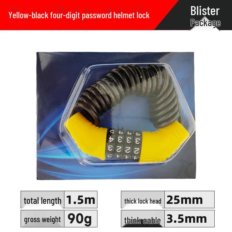 Electric Vehicle & Bicycle Anti-theft Helmet Hook Lock
