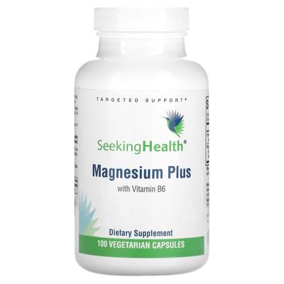 Magnesio Plus, Vitamina B6, 100 Capsule Vegetali