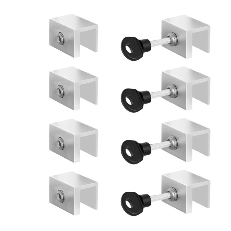 Sliding Window Lock with Key Vertical & Horizontal Window Security Lock Adjustable Window Stopper Lock Enduring