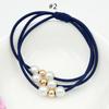 Fashionable Pearl Hair Tie: Elegant Three-in-One Knotting Rubber Band