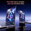 מחשב נייד גיימינג - ACEMAGIC - 16" - Ryzen 7 H255 (עד 4.9 הרץ) DDR5 24GB RAM 512GB SSD, מקלדת עם תאורה אחורית, WiFi6, BT5.2, Type C
