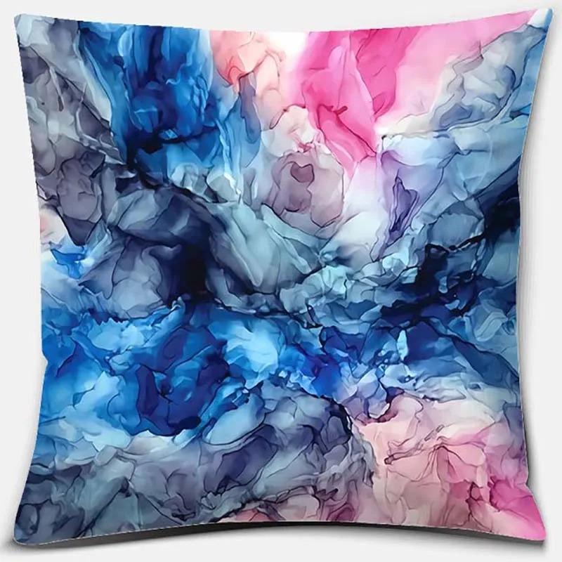 Ink Art Pattern Pillowcase Office Living Room Home Pillowcase Car Ornaments