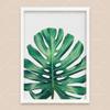 Bohemian Watercolor Tropical Plant Canvas Painting Monstera Banana Leaf Eucalyptus and Fern Art Posters Aesthetic Bedroom Decor