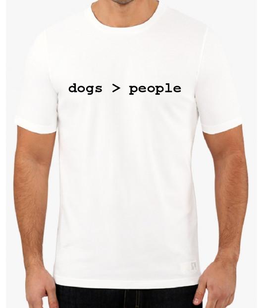 Psi   Lidé Vtipné unisex tričko tričko milovník zvířat