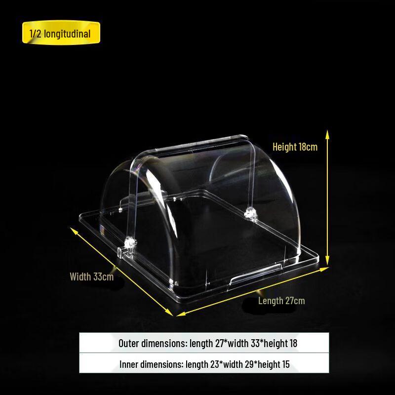 Acrylic Food Cover with Serving Tray