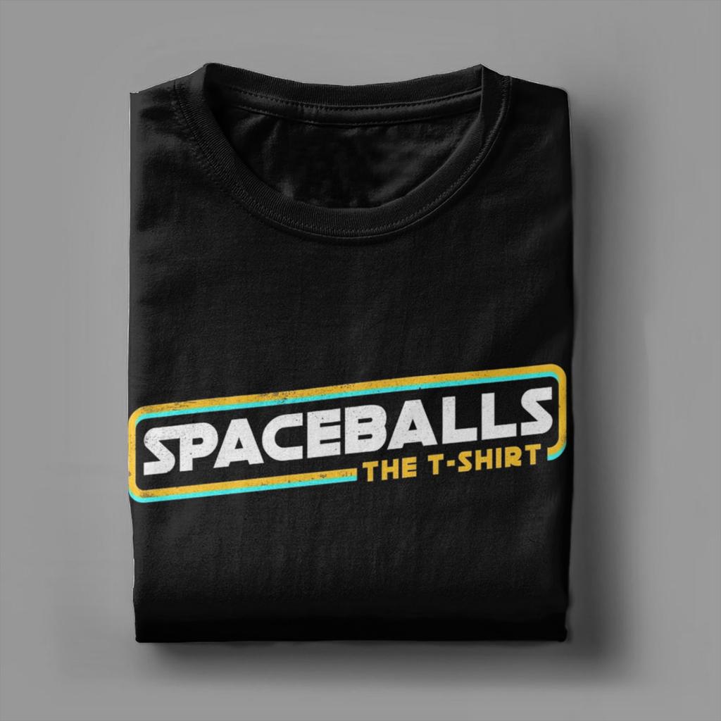 Men's T-Shirts Spaceballs Novelty Pure Cotton Tee Shirt Short Sleeve  T Shirts Crew Neck Clothing New Arrival