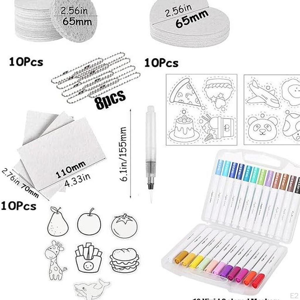 Kit de Pintura com Textura de Espuma Desenho 3D DIY Bolha Mágica Tinta Fofa Meninos Meninas