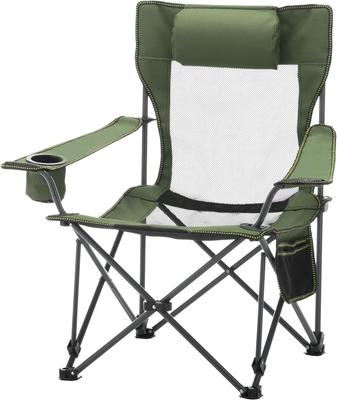VECELO Outdoor Outdoor Katlanır Kompakt Kamp Kamp Serin Sandalye Kupa Solo Kamp Tamamlanmış Yakınsama Saklama Çantası Yükleme Kapasitesine Uygun