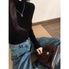 Spring Retro Straight Jeans Women's Plus Size Pear-shaped Figure Loose High Waist Wide-leg Mopping Pants
