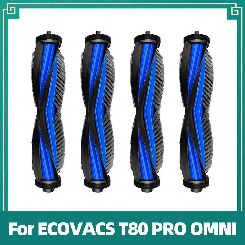 Compatible For ECOVACS T80 PRO OMNI / T80 OMNI Robot Vacuum Replacement Main Roller Mop Cloth Side Brush Dust Bag HEPA Filter