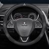 Auto Wildleder Kohlefaser Leder Lenkradabdeckung für Outlander Pajero Asx Lancer EX Evolution L200 Triton RALLIART