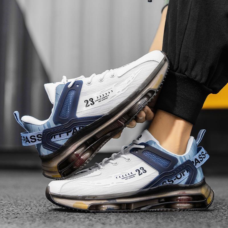 Spring and Summer Men's Shoes New Air Cushion Junior High School Students Running Shoes Trendy Sports Shoes Casual Dad Shoes