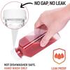 Portable 250/350/500ml Juice Bottles Plastic Square Milk Tea Bottle Clear Long-Lasting Refilling Water Bottle Easy Cleaning