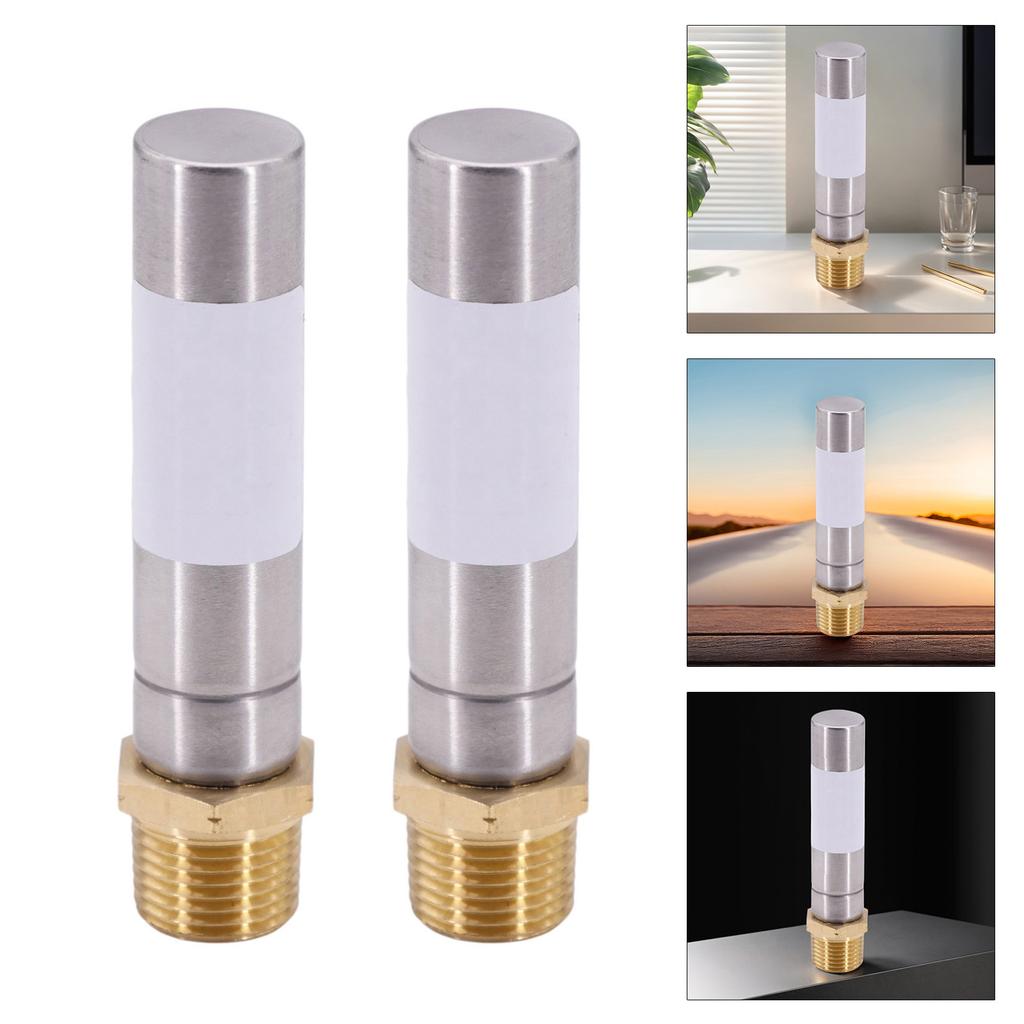2Pcs Washing Machine Water Hammer Arrestor 1/2inch Thread Dishwasher Pipe Noise Stop Bathroom Accessory Easy To Install