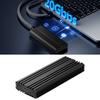 Aluminum M.2 NVMe Enclosure USB3.2 20Gbps Transfer Speed Heat Dissipation Easy Installation for 2230 2242 2260 2280