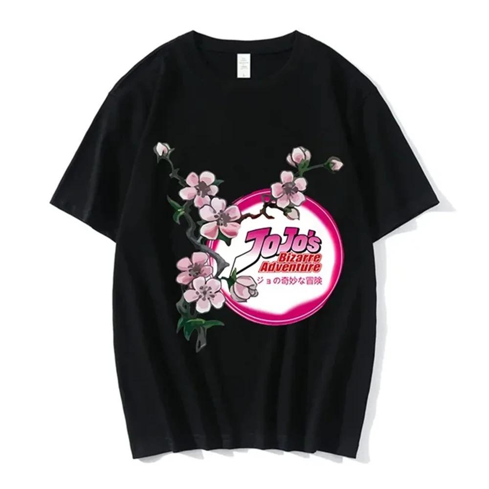 Anime Jojo-Bizarre Adventure Tshirt Men Jotaro Star Platinum Manga Graphic T-shirts Men Women Fashion Short Sleeve Casual