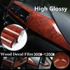 DIY Car Sticker Film Wood Grain Vinyl Decal Hög temperatur Långvarig