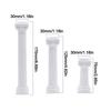 Plastic Roman Column Cake Stand Food Grade Cuttable Cake Separator Pillar Reusable Cake Tier Support Party Dessert Display