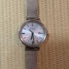 Used CASIO SHEEN Watch Silver Mesh Belt