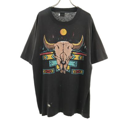 OLD 90s Skyhorn Short Sleeve Single Stitch T-shirt Black Men's Used