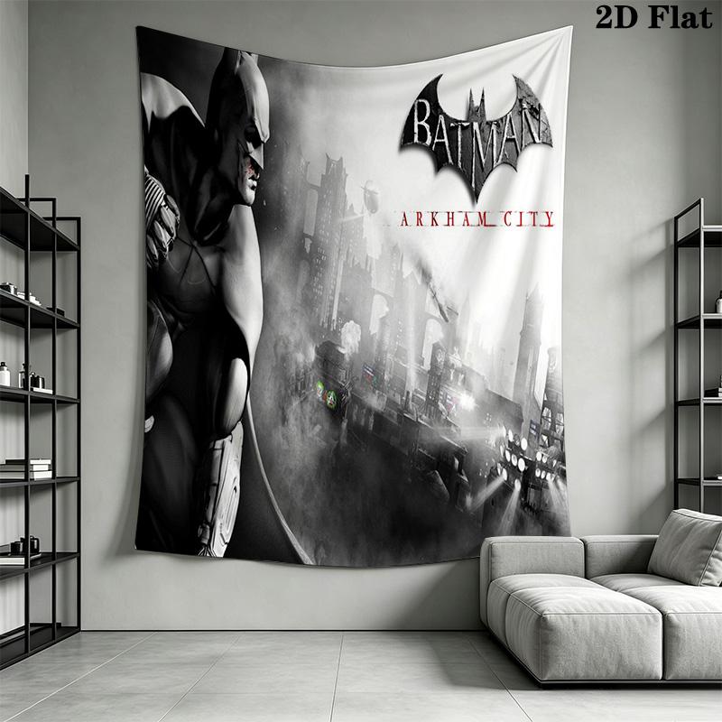 Batman Arkham City Bedding 1 Duvet Cover 2 Pillowcase Without Core Bedding Set Duvet Cover And Pillowcase Christmas Birthday Gift Bedding