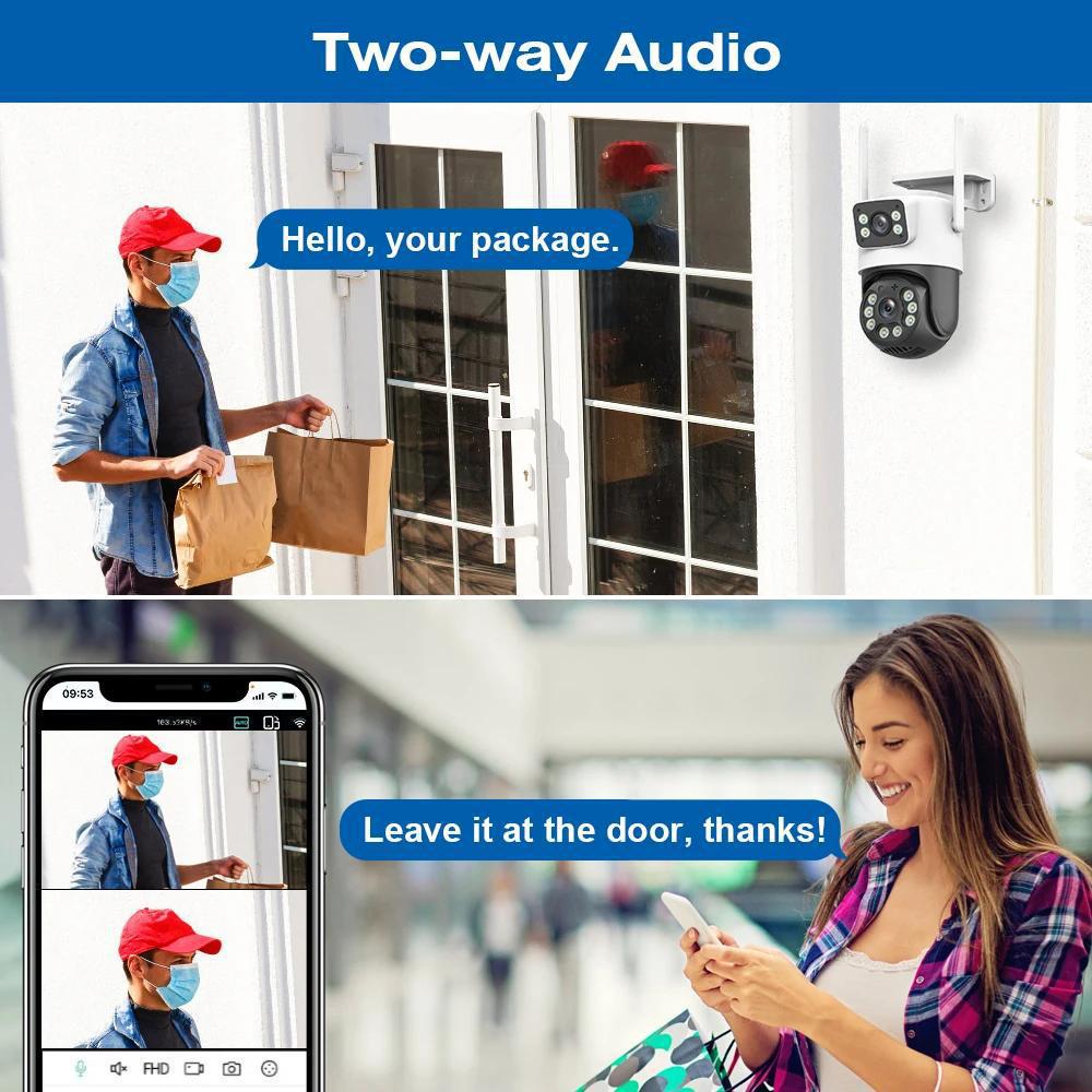 ICSEE Outdoor PTZ Wireless Home Surveillance Camera - High-Definition