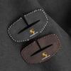 Car Suede Seat Belt Extension Plug Safety Belt Plug Buckle Clip  For Porsche 911 Cayenne Carrera 928 Panamera Boxster Macan 918