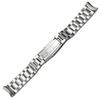 [HiCycle2] This is a 22mm wide, thick stainless steel watch bandbracelet compatible with 45.5mm Omega Planet Ocean Speedmaster watches.