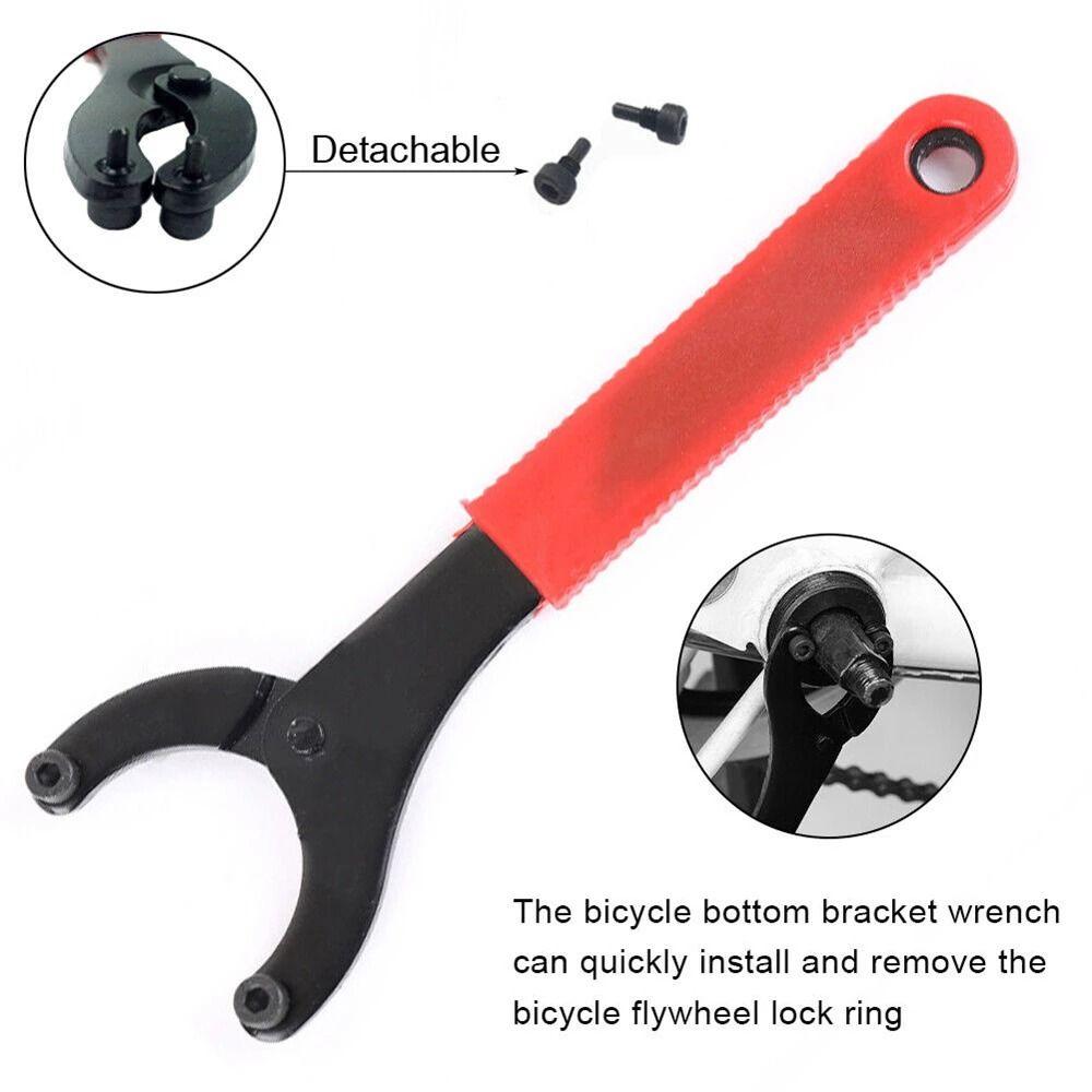 Tools Removal Tool Crank Bracket Spanner Eight Shaped Wrench Bicycle Repair Tool Bike Wrench