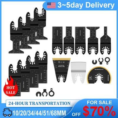 8/16/24/48 Oscillating Saw Blade Set Multi Tool Blades Oscillating Saw Blade Renovator Multi Cutter Blade For Wood Metal Plastic