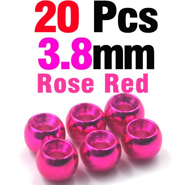 MNFT 20Pcs Brass Fly Tying Bead Beads Fly Fishing Materials Size 2mm 2.4mm 2.8mm 3.2mm 3.4mm 3.8mm