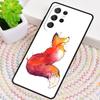 Fox Art Phone Case for Samsung Galaxy note 10 pro S26 Ultra S23 S24 FE S25 S21 S22 PLUS shockproof Cove