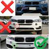 Front Bumper Tow Hook Cover for BMW X5 F15M Sport XDrive28i XDrive30i 2014-2018