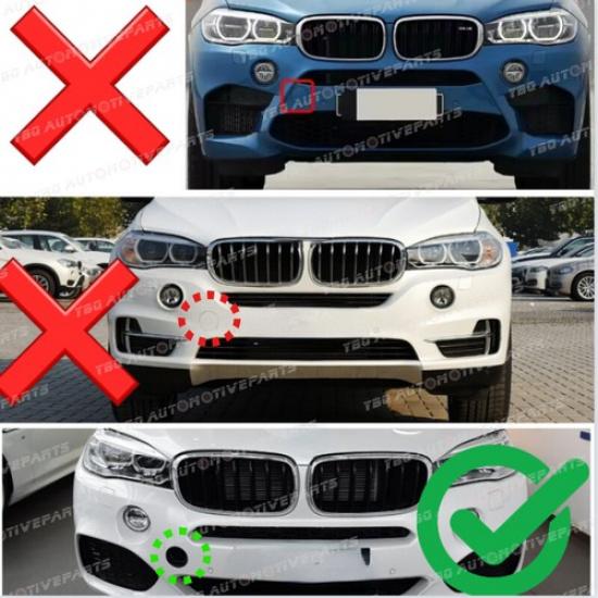 Front Bumper Tow Hook Cover for BMW X5 F15M Sport XDrive28i XDrive30i 2014-2018