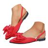Damen Freizeit Schuhe Größe 11 1/2 Damen Modische Und Bequeme Flache Riemchen mit Schleife Geschlossene Zehen Sandalen Übergrößen Schuhe Für Frau