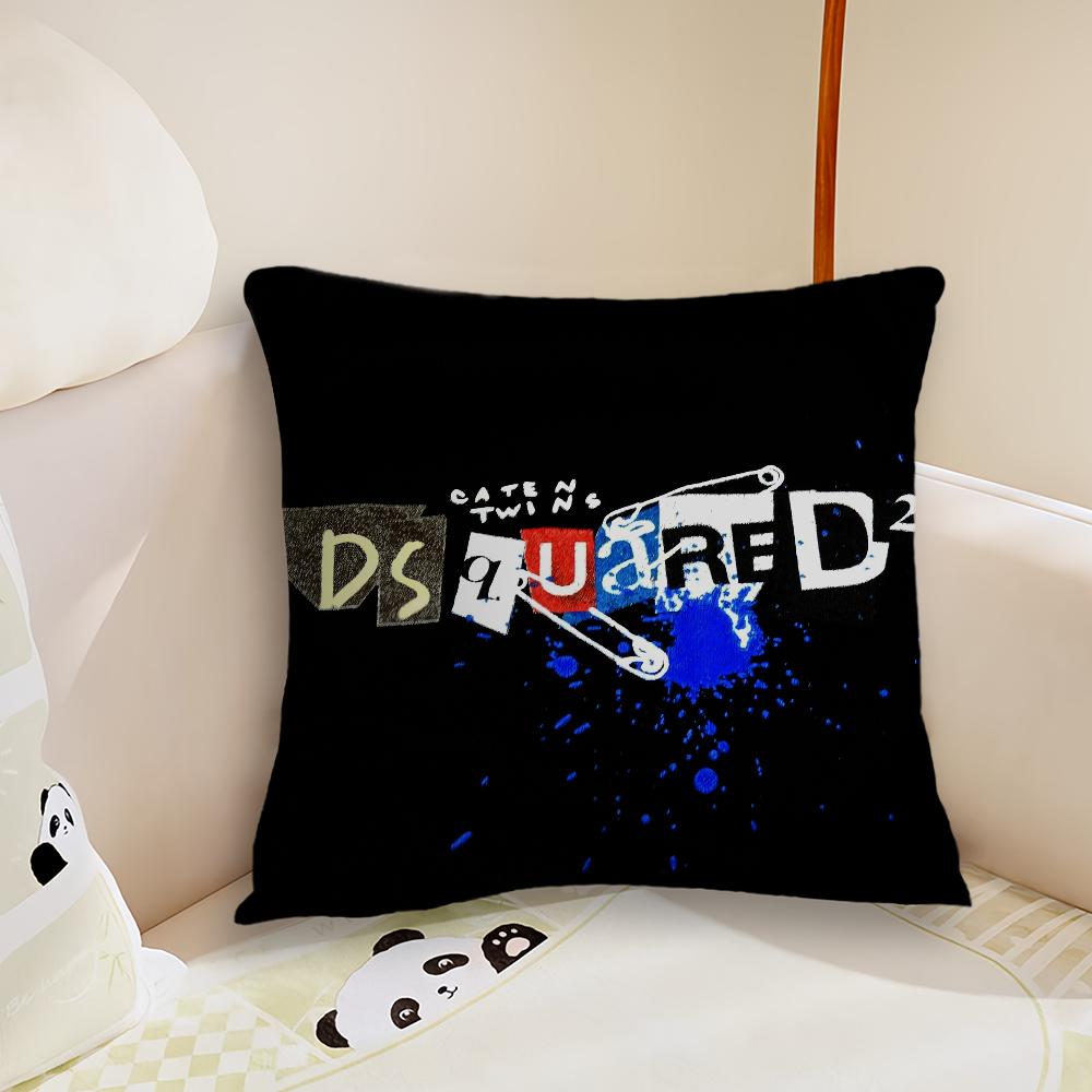 Fashion D-Dsquared2 Logo Cushion Cover Living Room Headboard Bedroom Office Cushion Cushion Sofa Nap Time Pillow Case