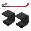 Eishockey Schläger Aufbewahrung Wandhalterung 2 Stück Acryl Regal Platzsparend Horizontal Display Rack Halter Stabil mit Schutzpolster für Sportausrüstung