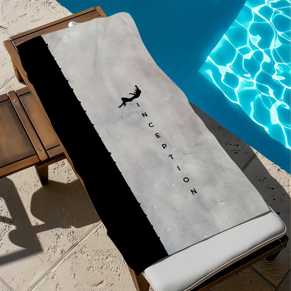 I-lnception Show Towel Large Quick-Drying Microfiber Soft Beach Towel for Travel Fitness Sauna Bathing Camping