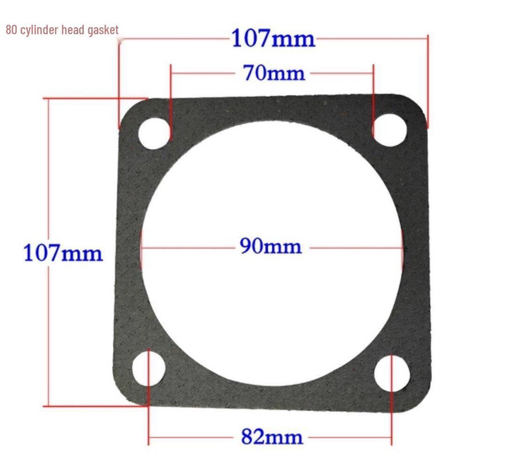 Air Compressor Head & Cylinder Seal Kit: Paper, Steel Wire, Asbestos Gaskets & 3P Air Rod Gasket