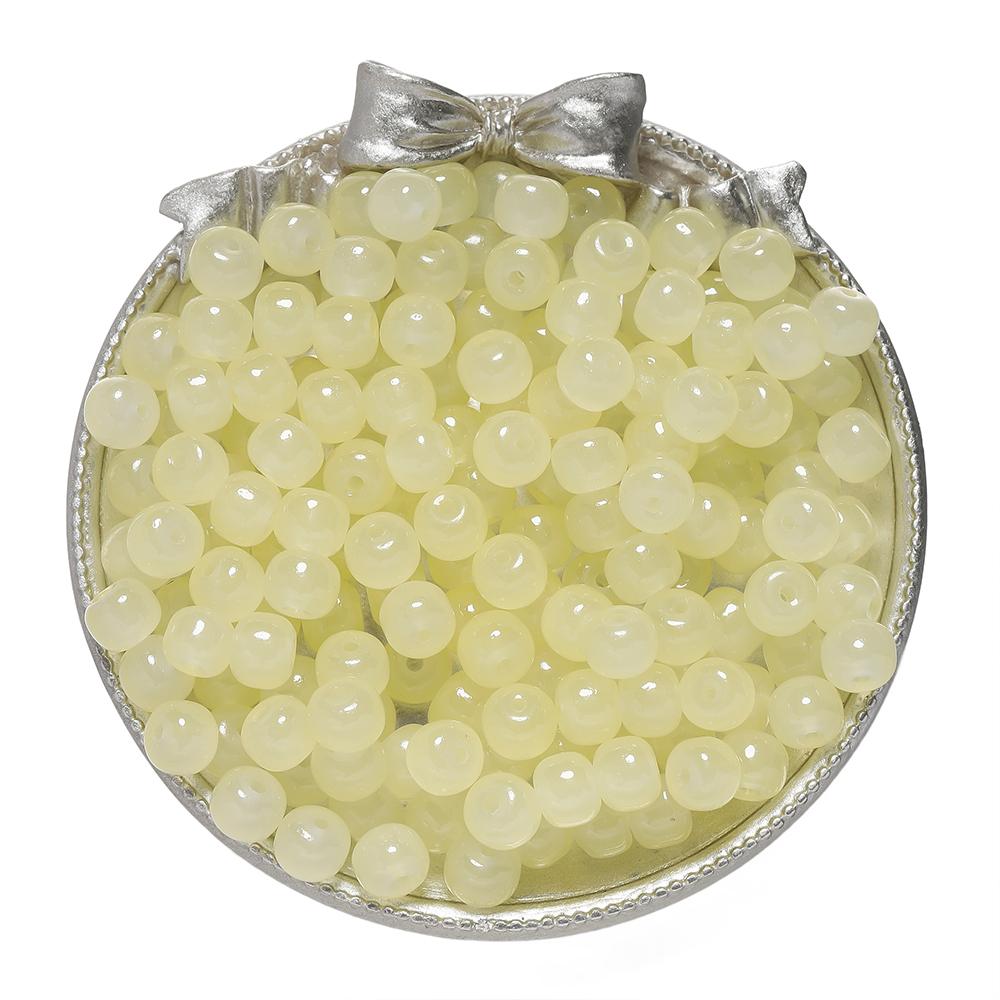 20-50pcs/lot Jelly Flat Round glass Beads Bracelet Spacer Beads For DIY Handmade Charm Jewelry Making Findings Wholesale
