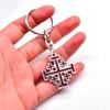 Convenient Christian Cross Keychains Pendants Symbol of Faith Suitable for Religious Individual Fashion Enthusiasts