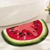 Fruit Tufting Bathroom Mat Colorful Soft Watermelon Kiwi Lemon Carpet Bedroom Rug Floor Pad Doormat Aesthetic Home Decor 45x80cm