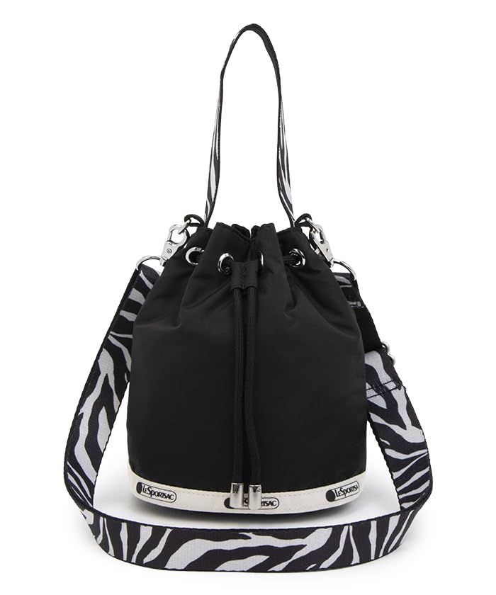 

Официальная сумка через плечо DRAWSTRING BUCKET Noir Zebra [LeSportsac] XBODY/1050 Женская